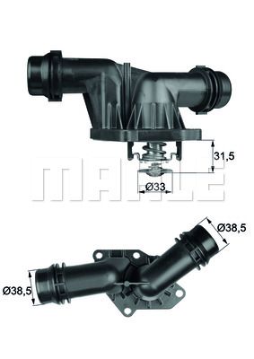 WILMINK GROUP Термостат, охлаждающая жидкость WG1262790